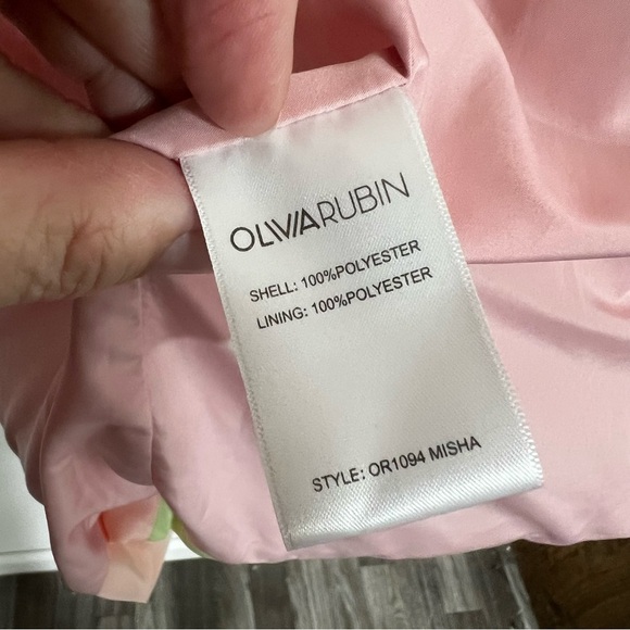 Olivia Rubin Misha Puffer in Colorblock Pastel - Picture 15 of 15